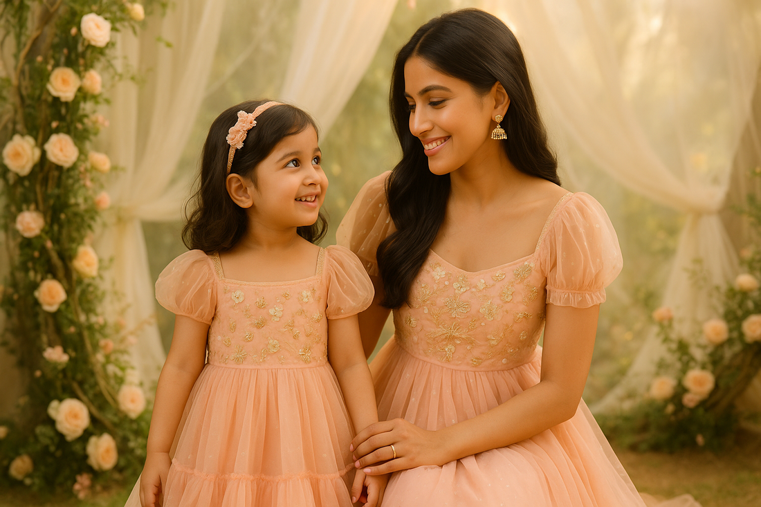 Why Every Indian Mom Needs a Fairy Frills Twinning Set This Season