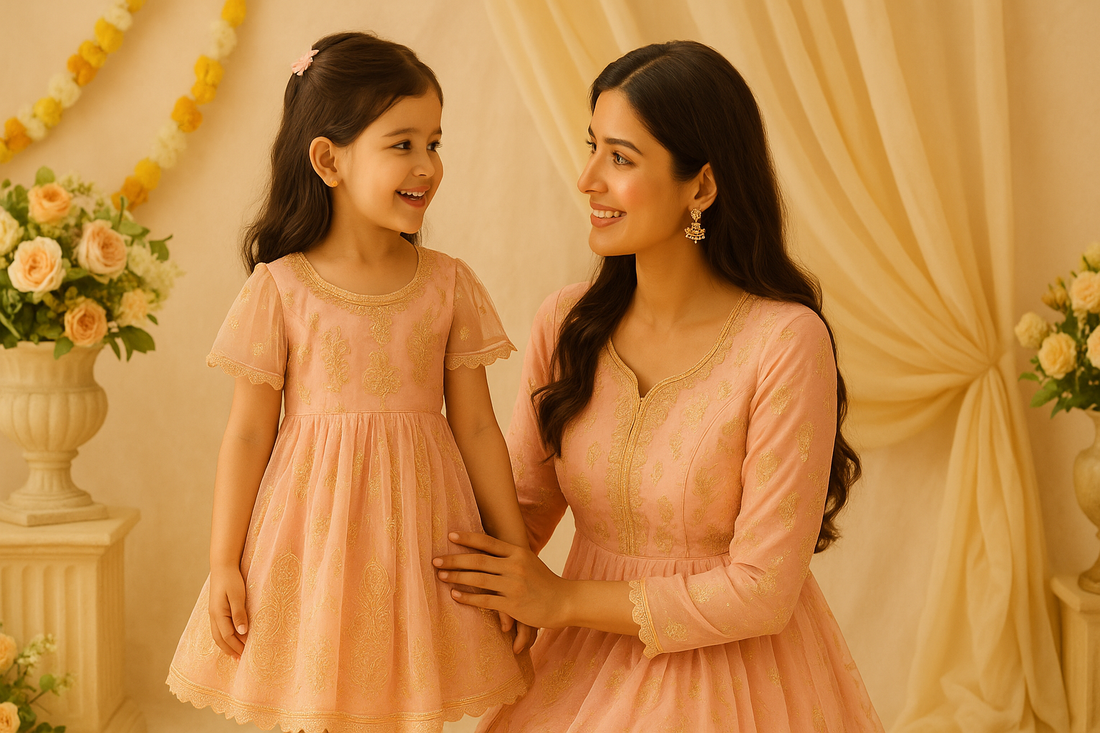 Mother Daughter Ethnic Wear Combo
