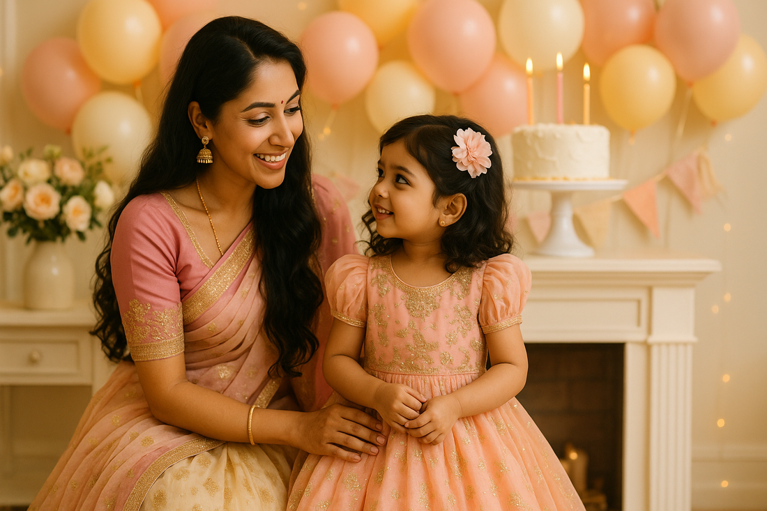 How to Style an Ethnic Lehenga for Your Daughter's Birthday Party