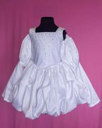 Off White Pearl Balloon Dress - view 3