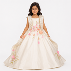 Ivory Blossom Princess Dress