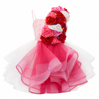 Rose Cascade Party Gown