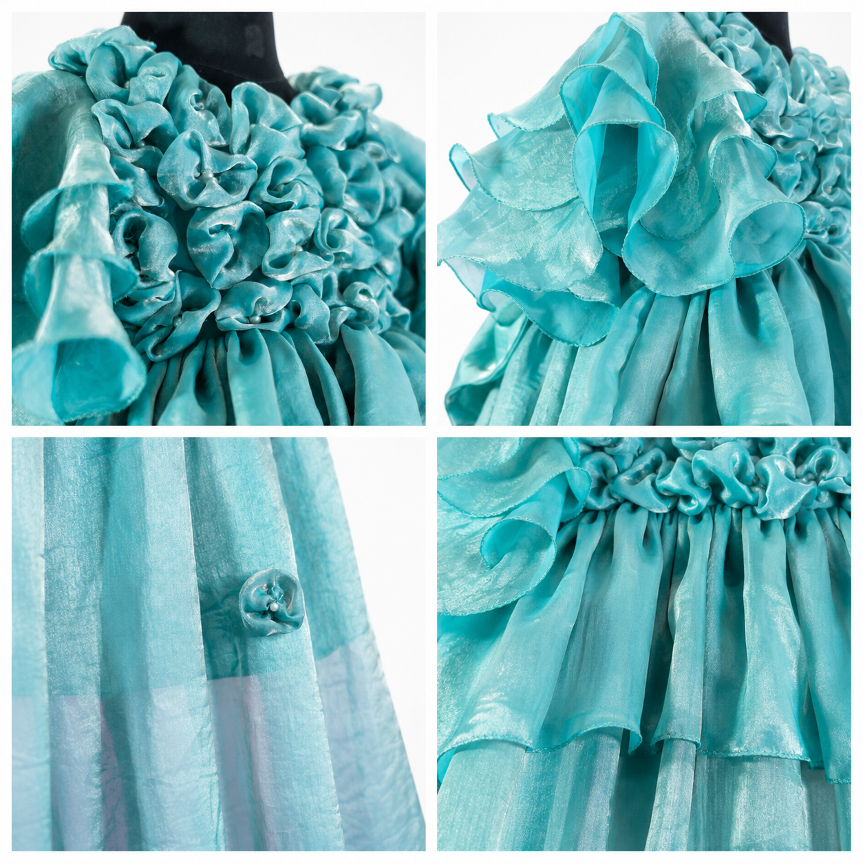 Aqua Ruffle Serenade