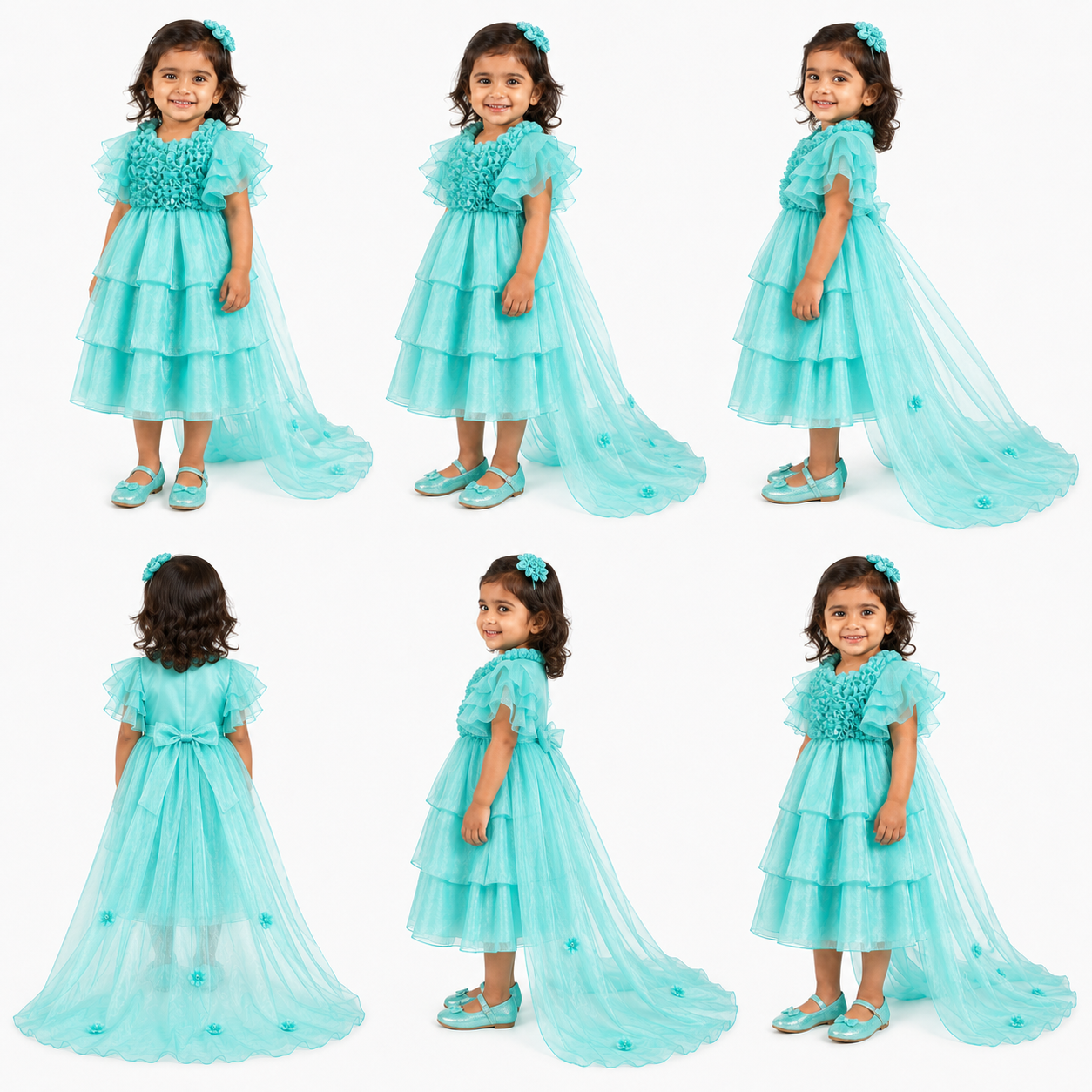 Aqua Ruffle Serenade