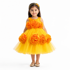 Orange Bloom Dress
