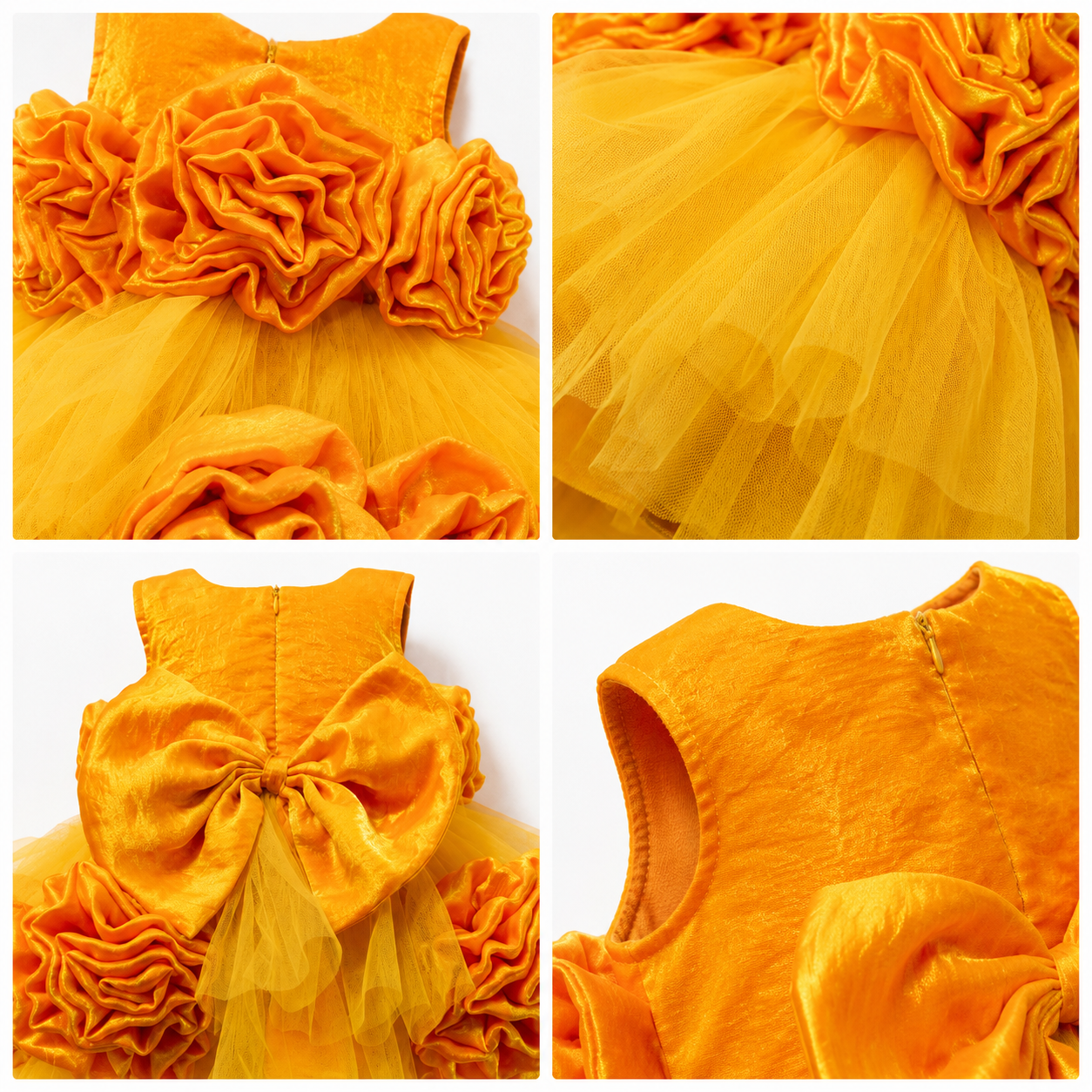 Orange Bloom Dress