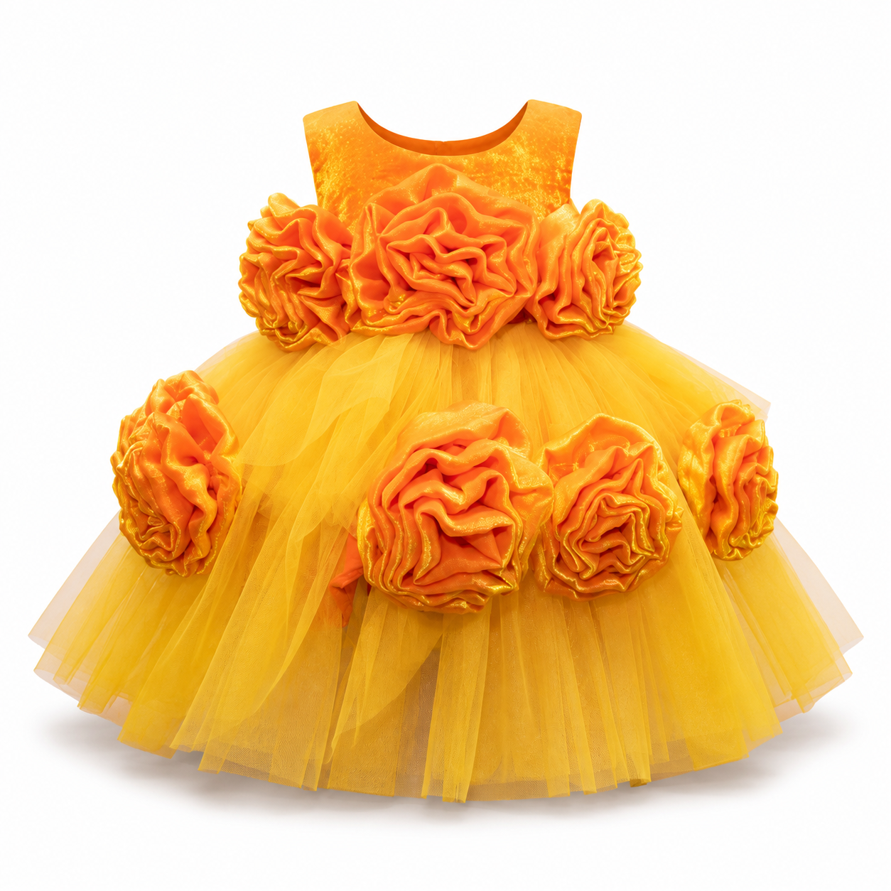 Orange Bloom Dress