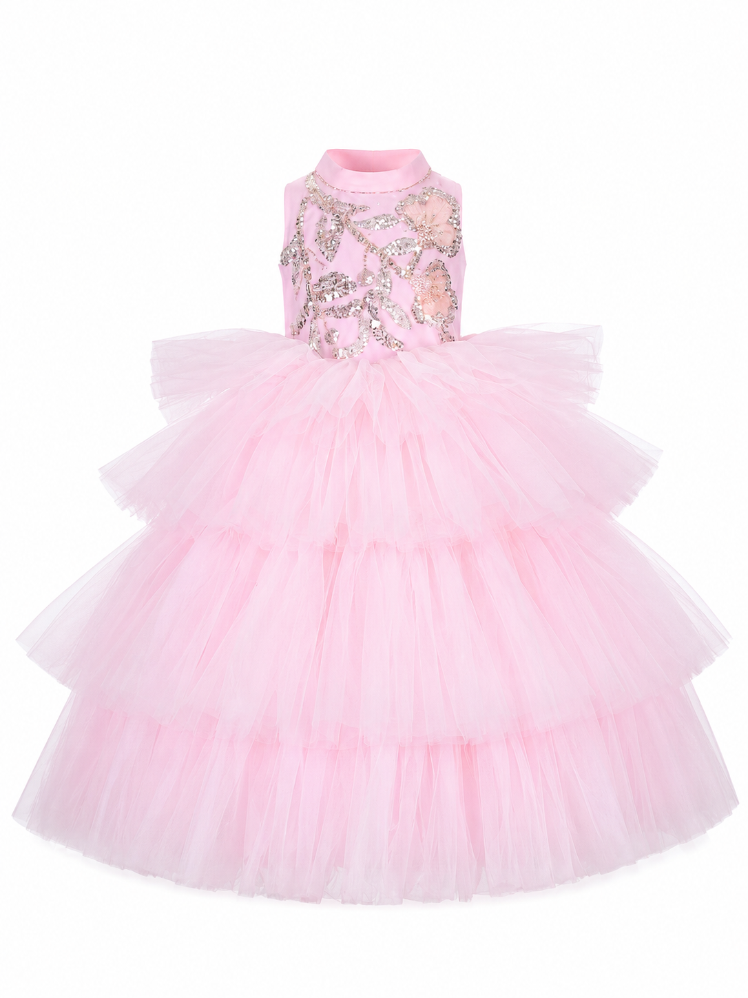 Baby Pink Sequin Princess Dress