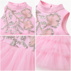 Baby Pink Sequin Princess Dress