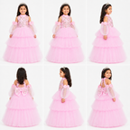Baby Pink Sequin Princess Dress
