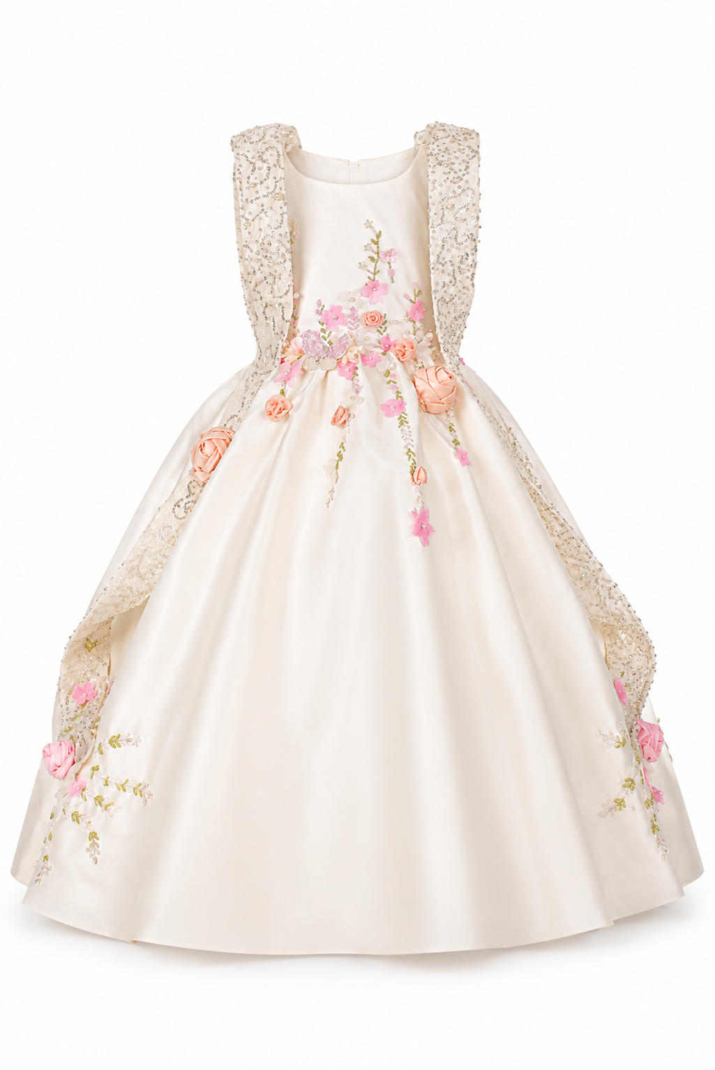 Ivory Blossom Princess Dress