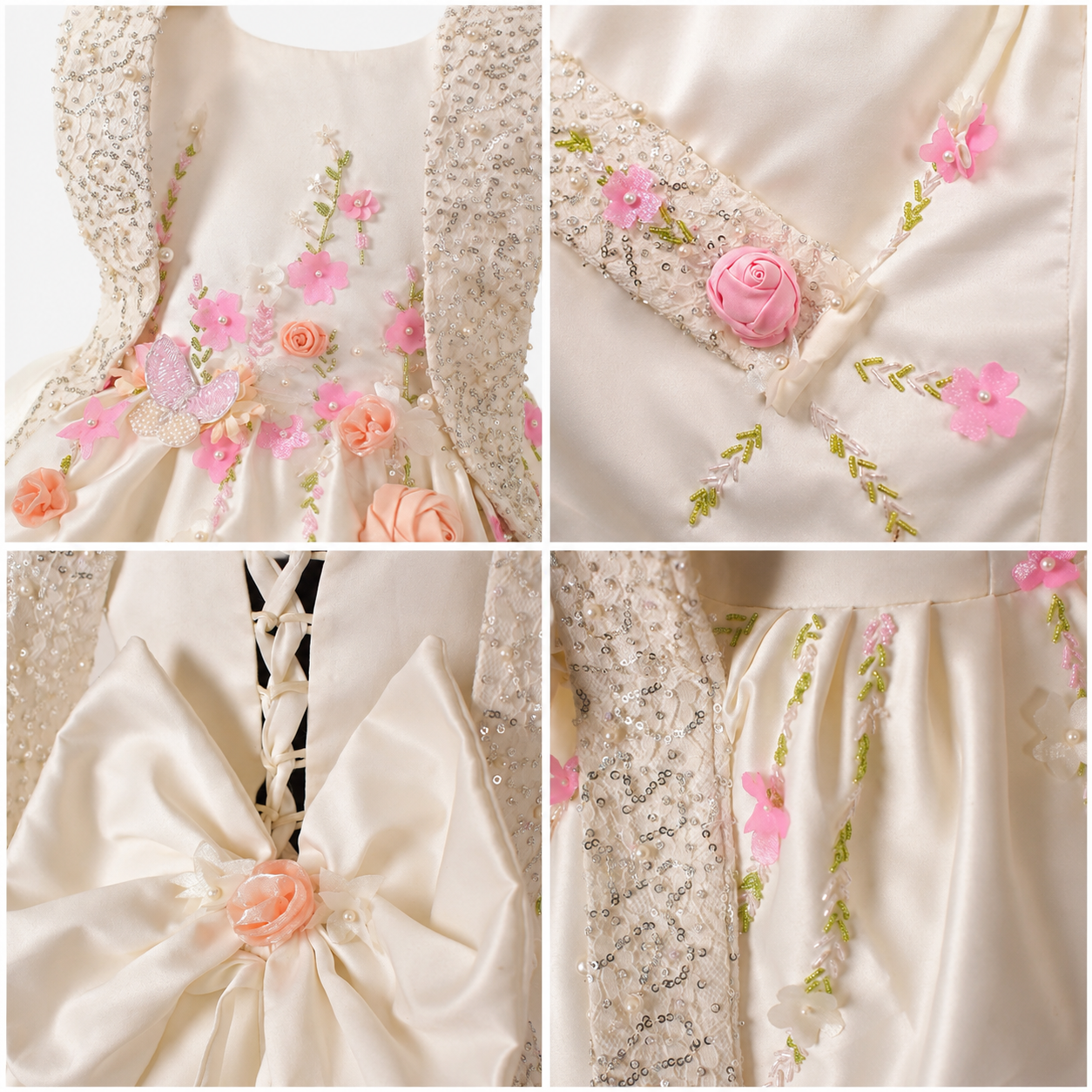 Ivory Blossom Princess Dress