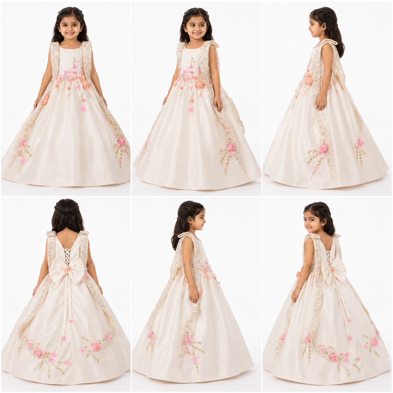 Ivory Blossom Princess Dress