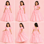 Indowestern Pink Lehenga Set
