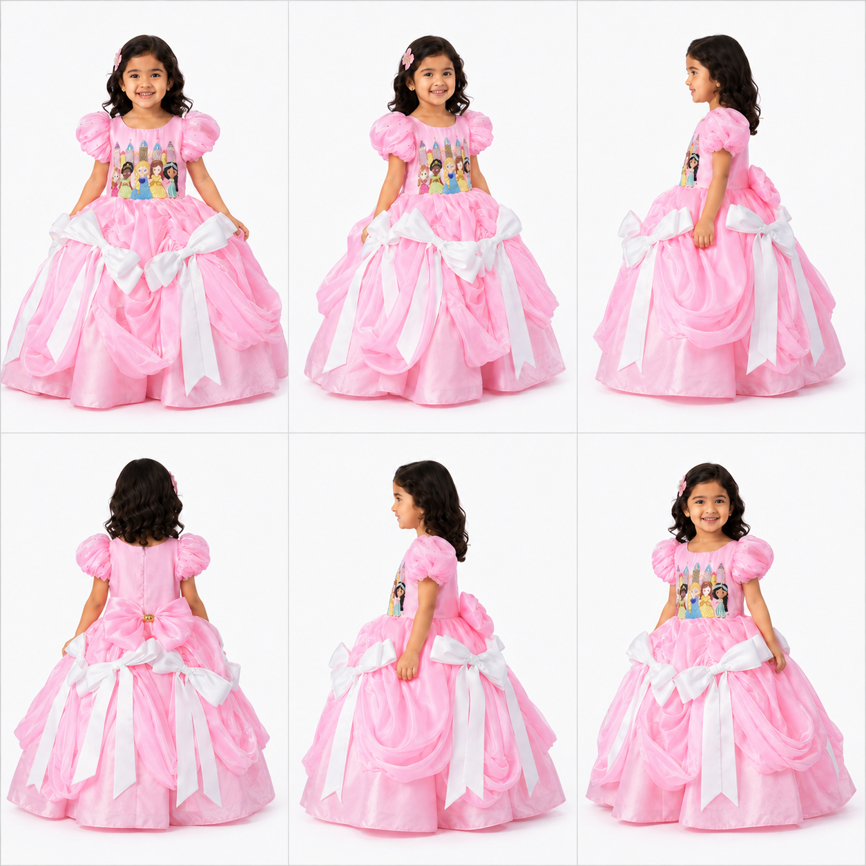 Princesses Embroidered Ball Gown