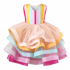 Rainbow Tulle Dress