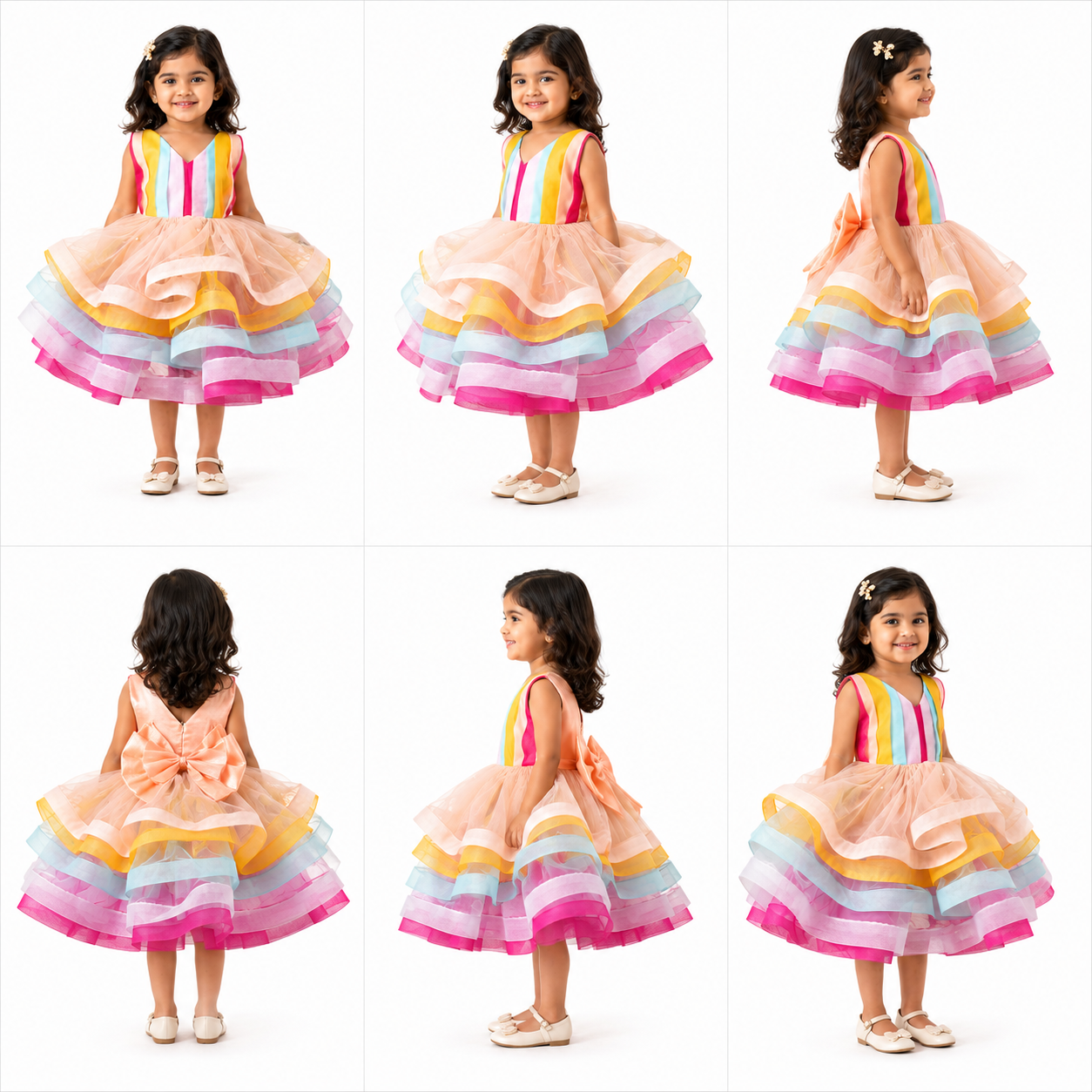 Rainbow Tulle Dress