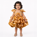 Golden Rose Couture Dress