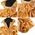 Golden Rose Couture Dress