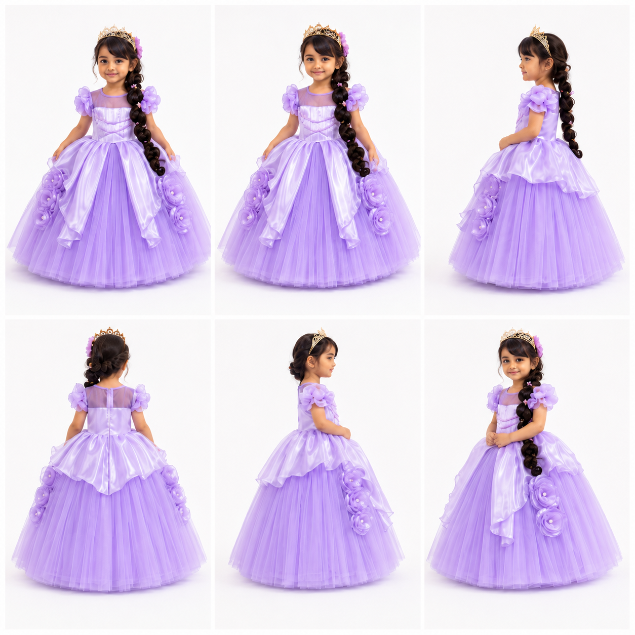 Rapunzel Theme Princess Dress