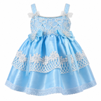 Blue Blossom Princess Frock