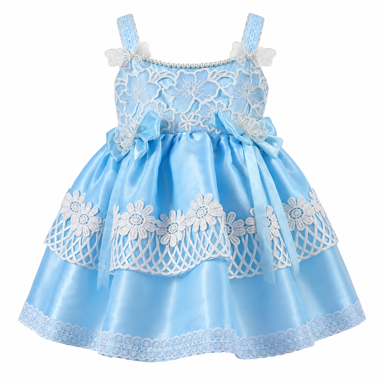 Blue Blossom Princess Frock