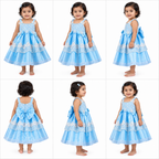 Blue Blossom Princess Frock
