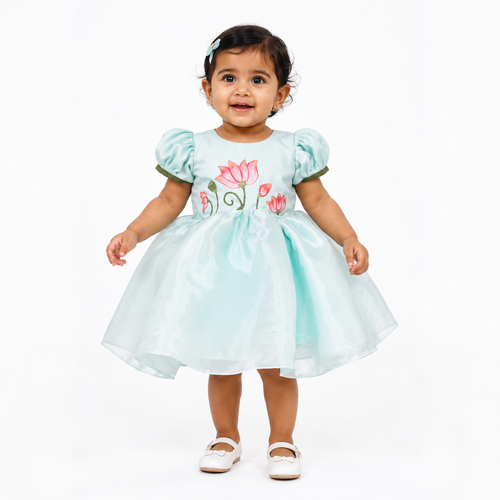 Aqua Lotus sibling twinning set girl styled