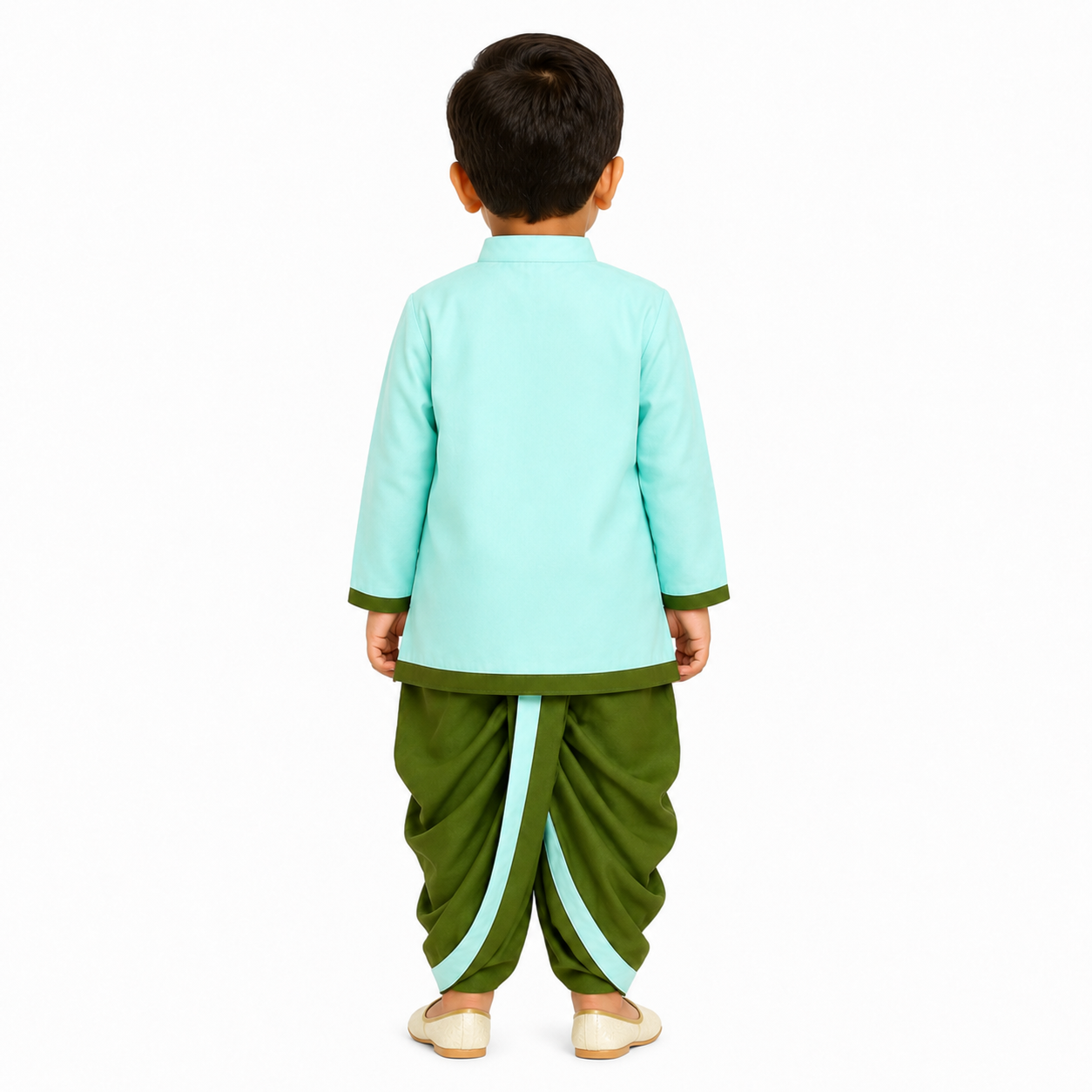 Aqua Lotus sibling twinning set lookbook