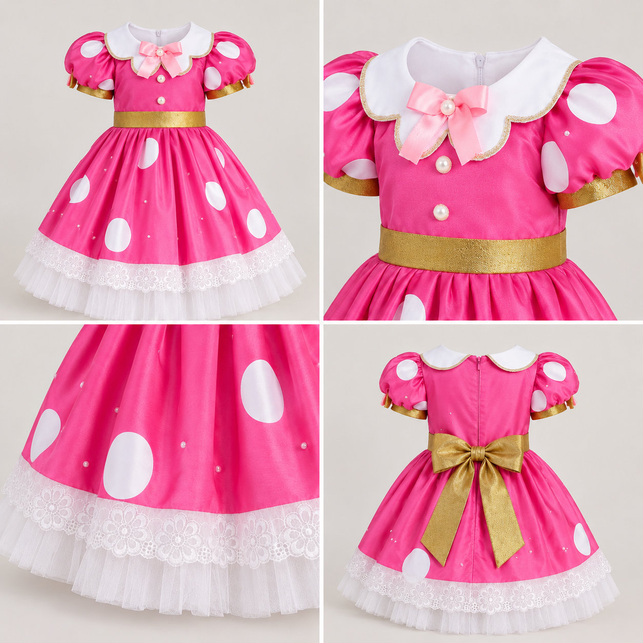 Royal Bow Princess Party Dress