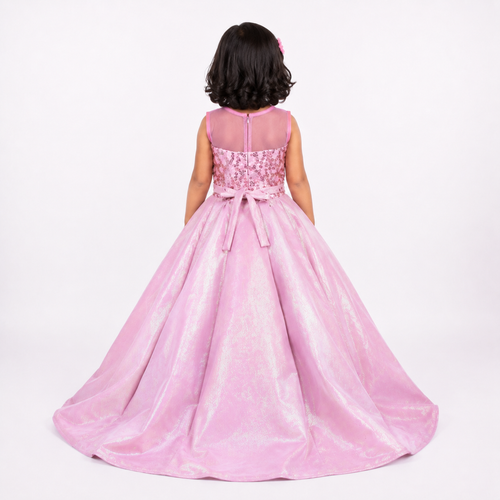 Aurora Blush Sequin Dress