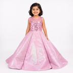 Aurora Blush Sequin Dress