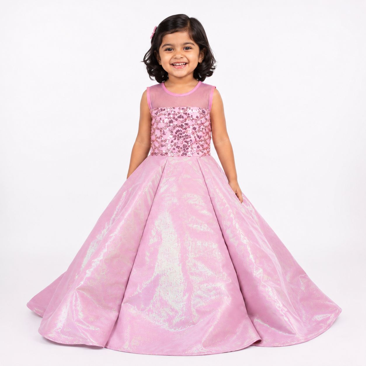 Aurora Blush Sequin Dress
