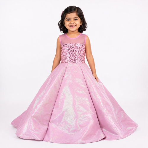 Aurora Blush Sequin Dress