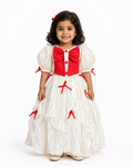 Ivory Scarlet Bow Couture Dress