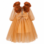 Caramel Rose Statement Frock
