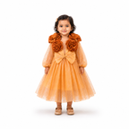 Caramel Rose Statement Frock