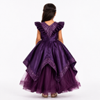 Royal Plum Shimmer Frock