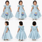 Frozen Snowflake Princess Dress