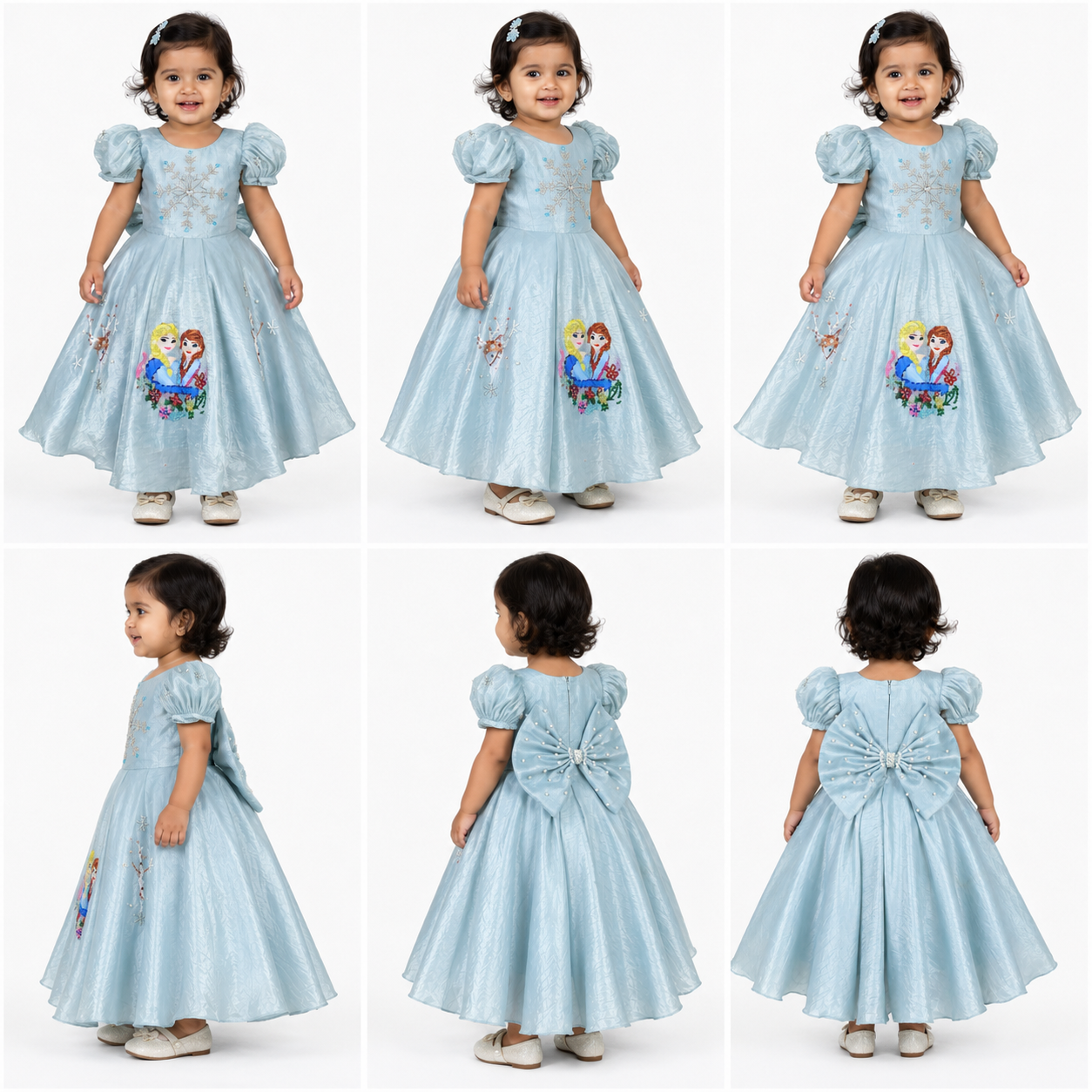 Frozen Snowflake Princess Dress