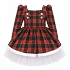 Crimson Checks Frock