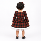 Crimson Checks Frock