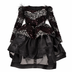 Midnight Stardust Couture Dress