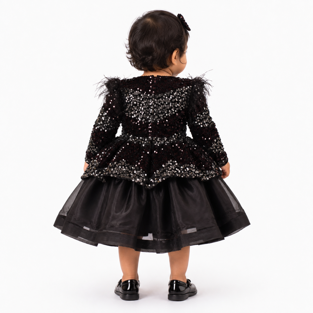 Midnight Stardust Couture Dress