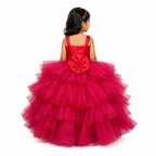 Pink Emerald Shimmer Gown