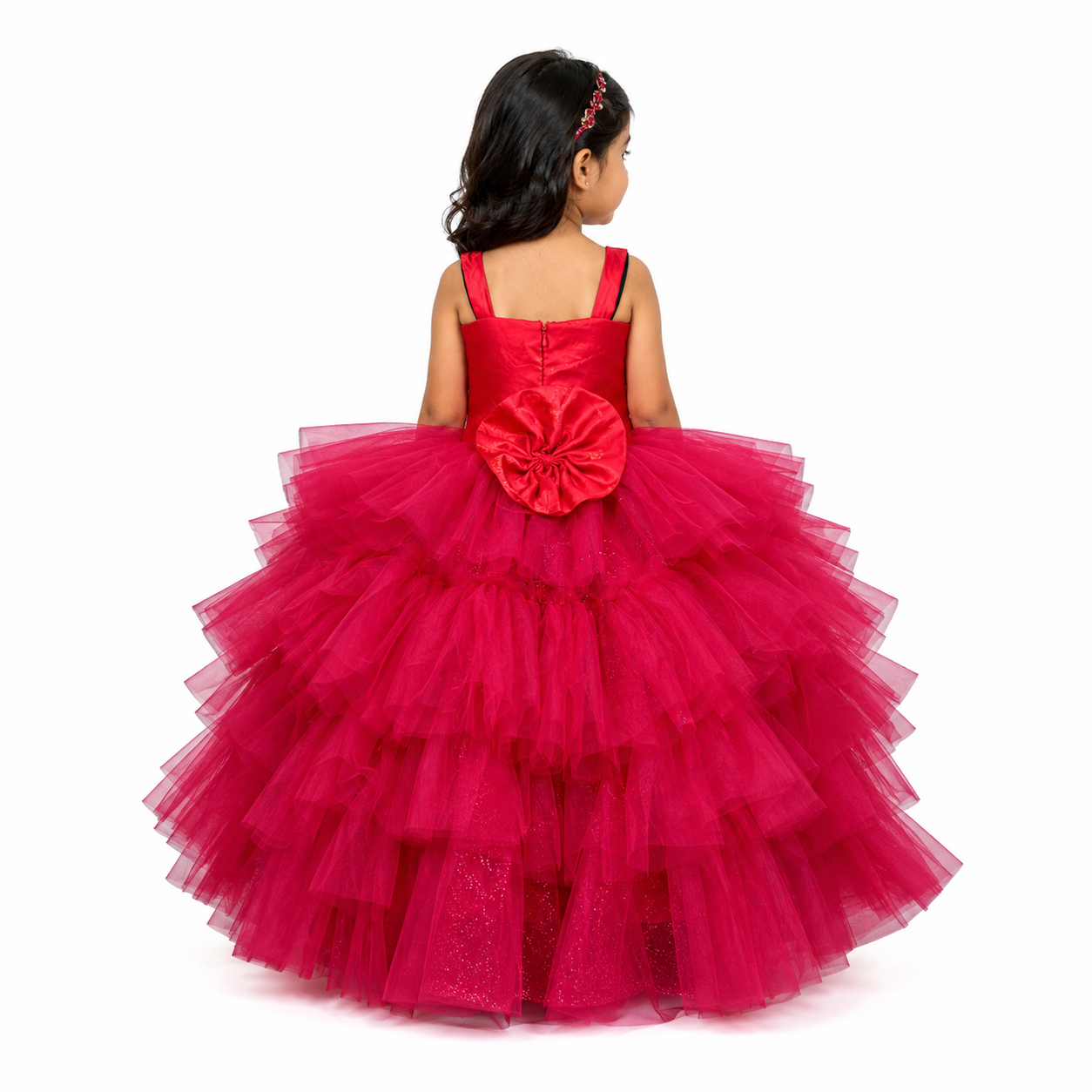 Pink Emerald Shimmer Gown