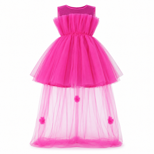 Blush Blossom Cascade Dress