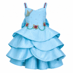 Azure Enchanted Garden Gown