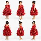 Ruby Petal Dress - view 4