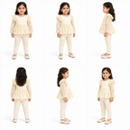 Elegant Lace Peplum Romper - view 4